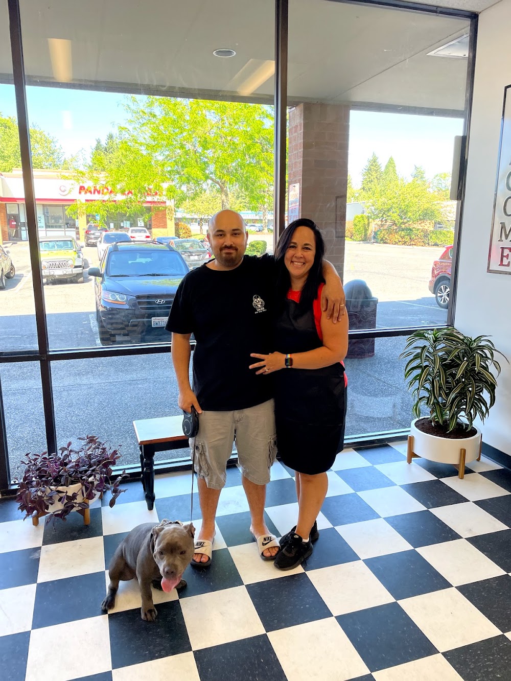 MUDPUPPIES GROOMING professional before and after dog grooming results for a Labradoodle in Oak Grove, OR